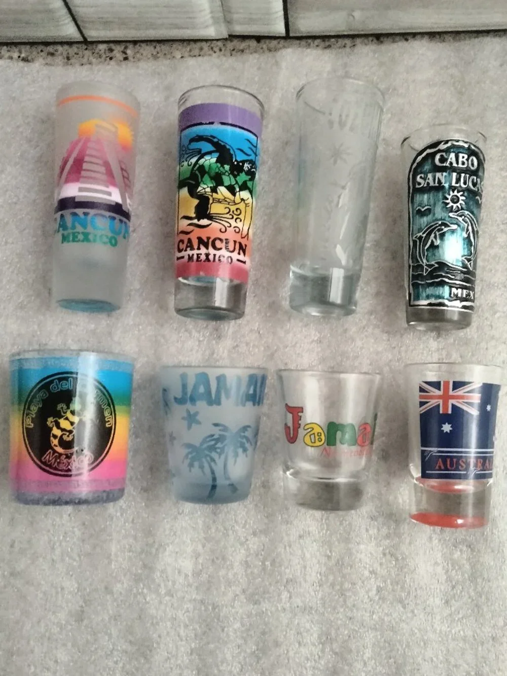 Bundle: INTERNATIONAL Places Shot Glasses